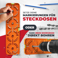 Bohrschablone Light 4-fach