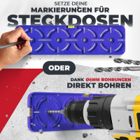 Bohrschablone 4-fach Light &Oslash;6mm