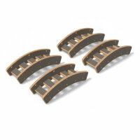 4er Set Schlauchhalter und Kabelhalter zur Wandmontage